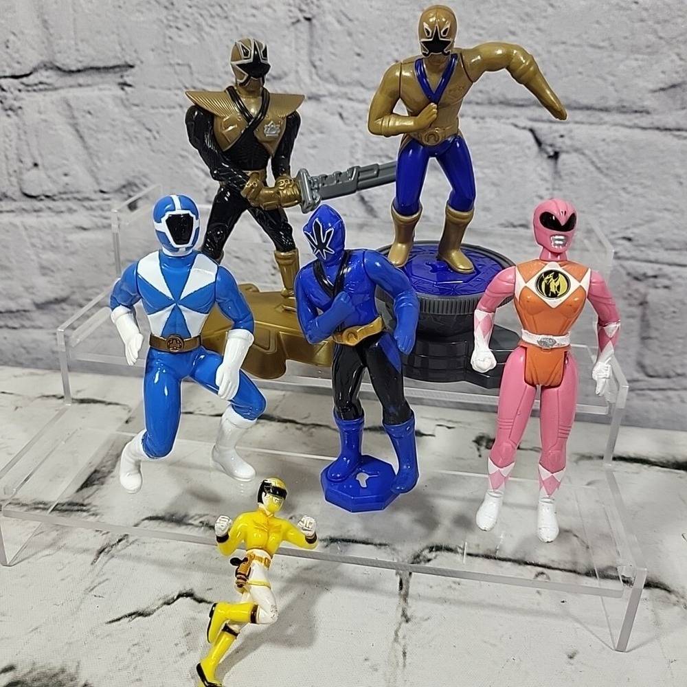 Mighty Morphin Power Rangers Action Figures McDonald's Toys Lot Of 6